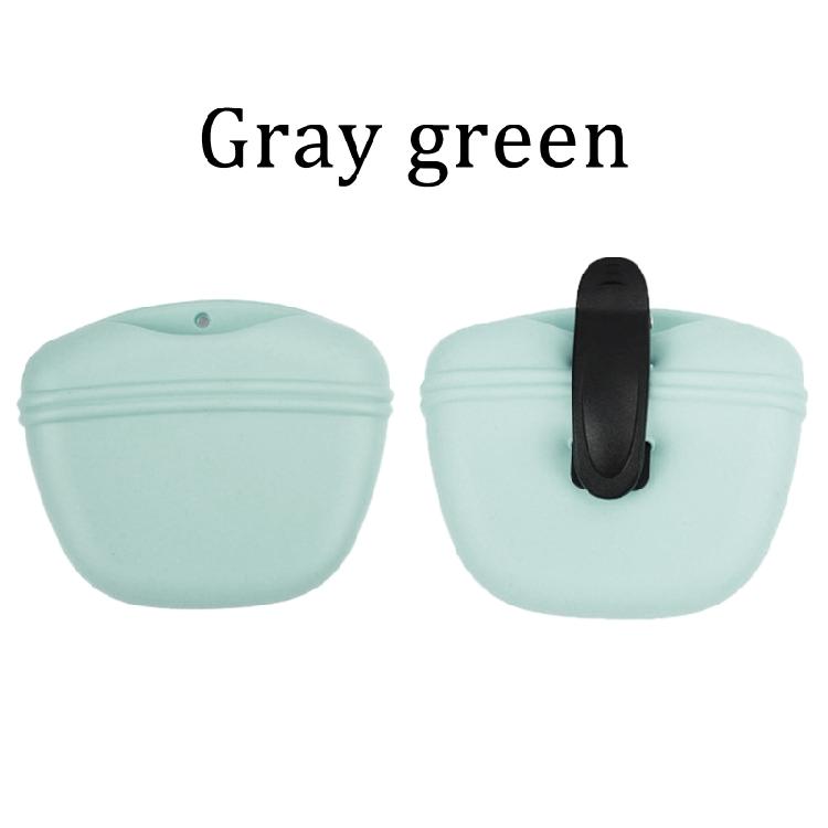 Silicone Dog Treat Pouch Training Bag Magnetic Closing Waist Buckle BPA Free