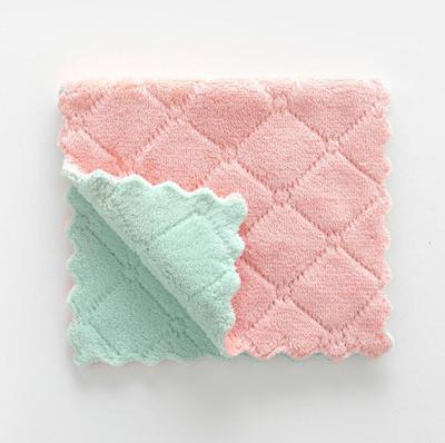 Soft Dishcloth Microfiber Kitchen Super Absorbent Towels Household New Cleaning