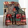 Liverpool Fc Personalized Text Blanket Lightweight Customizable Blanket Durable Comfort For Home Decor Couch Office Bedding Four Seasons Multipurpose