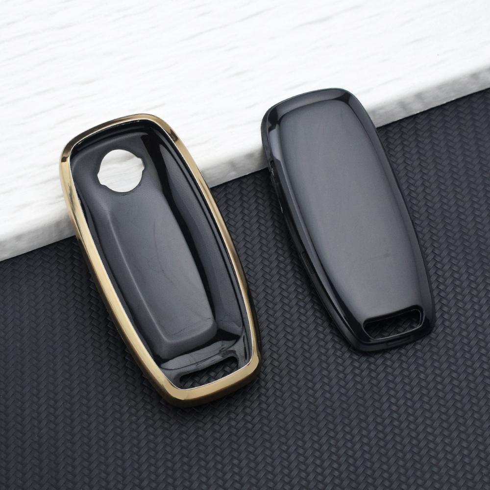 TPU Key Fob Cover for Nissan Rogue Kicks Pathfinder Qashqai J12 Ariya Altima Premium 5 Buttons Soft Key Case Holder Accessories