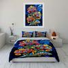 Floral pattern with swirls. Bedding sets Duvet cover sets Duvet covers Pillowcases(1 * Duvet Cover 2 * Pillowcases without duvet insert)