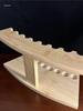 Bamboo 8-Hole Incense Tube Display Stand and Holder