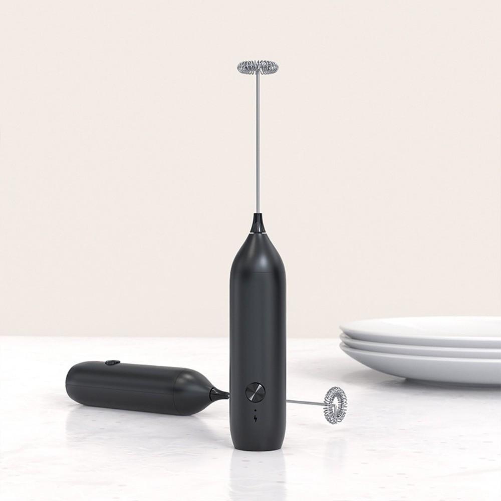 304 Stainless Steel Coffee Frother Powerful Electric Whisk Electric Milk Frother  Baking Tool