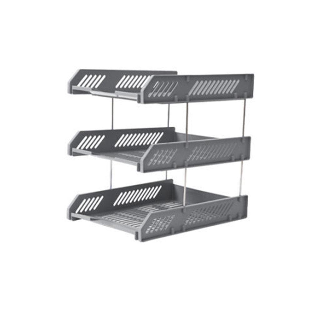Stackable File Rack Vertical A4 File Tray New Letter Tray  for Home Office School
