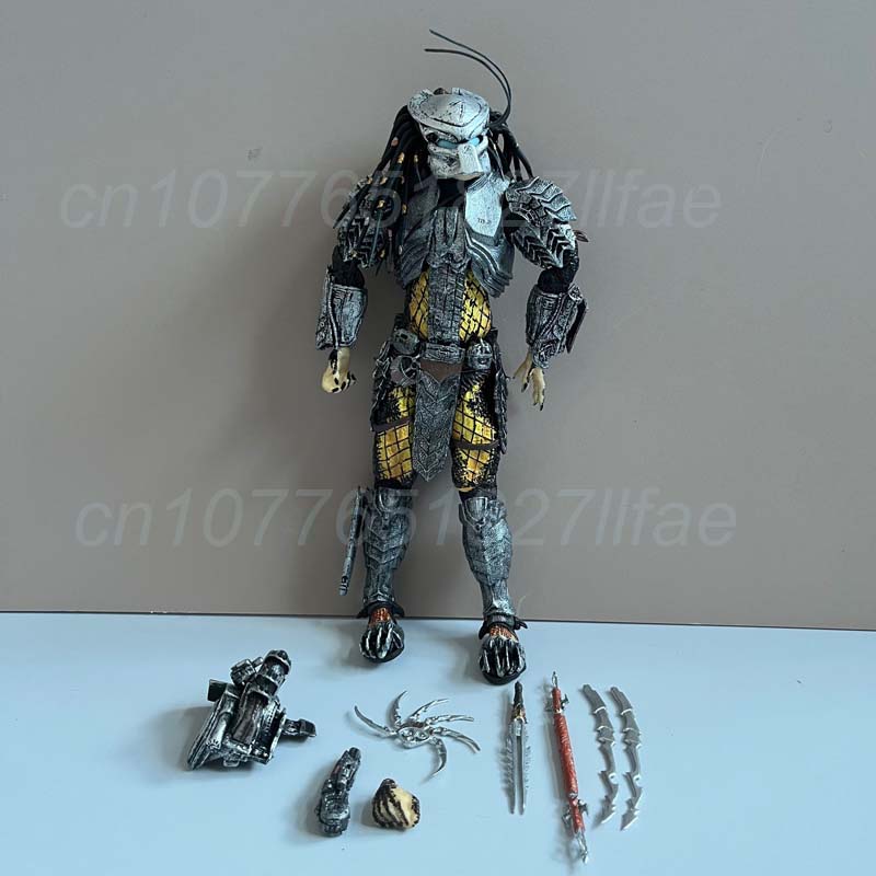 Alien Figure Celtic Predator Masked Scar Predator Figure Alien Action Figure Model Toys Joint Movable Doll Christmas Present
