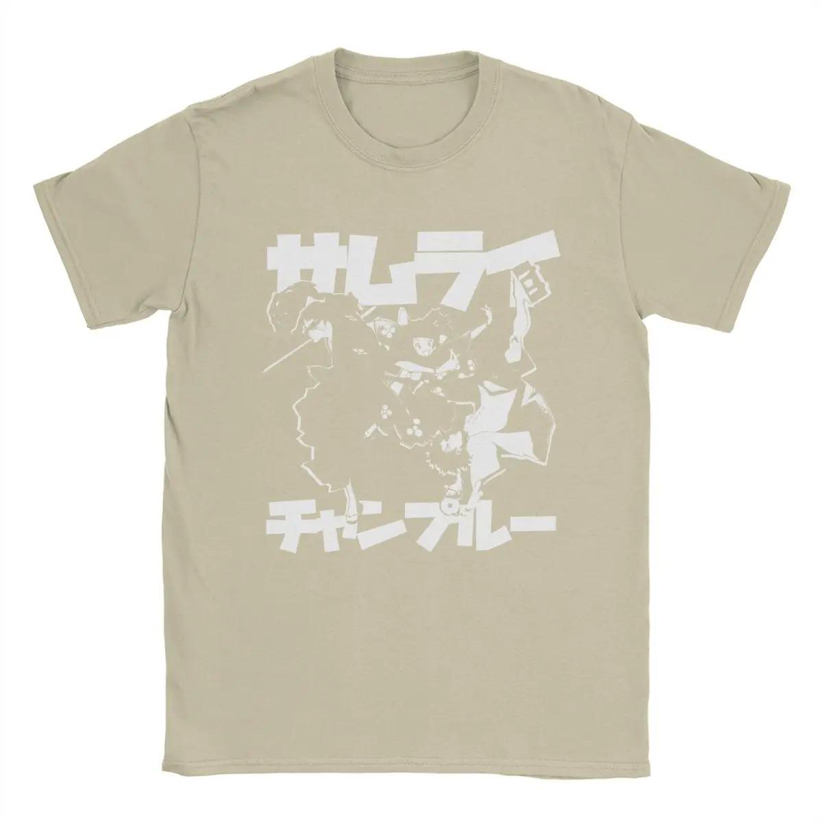 Samurai Champloo T-Shirt Geeignet für alle Jahreszeiten Übergroß Unisex Persönlichkeitskleidung Heißes Produkt Klassische Streetwear Trendiges T-Shirt L white