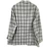 ETRO 2010 Gray Silk Linen Wool Glen Check 2B Tailored Jacket Jacket 60 grayUsed