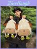 Cartoon Dog Backpack With Nylon For School Travel And Daily Use
