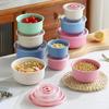 Vegetable Crisper Box with Lid Sealed Storage Box Preservation Bowl Set Crisper Sealed Dustproof Refrigerator