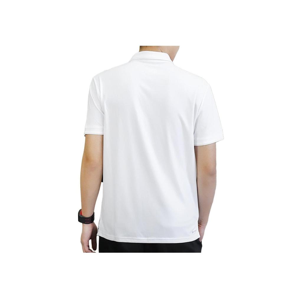 Nike Solid Color Casual Sports Short Sleeve Polo Shirt Men Tops White 830850-103