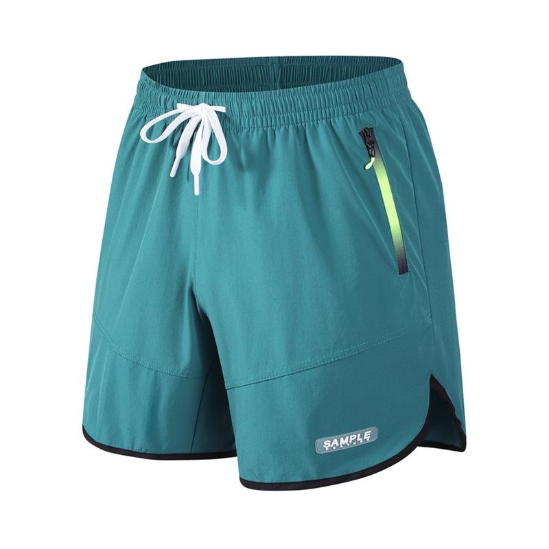 Men's Quick-Dry Ice Silk Sports Shorts - Plus Size, Casual Beach Fitness & Running Pants