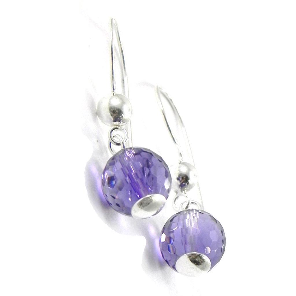 Les Trésors De Lily [I2796] - Silberne Amethystohrringe „Heaven“