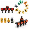 Car Wash Water Gun Accessories 3/4/6 Split Water Pipe Quick Faucet Multifunctional Joint Repair Stop Connection Laundry Plastic