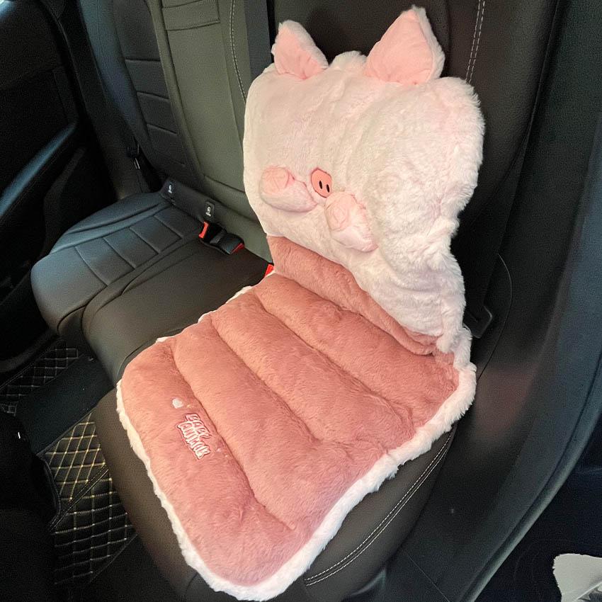 Car Seat Cushion, Winter Plush Seat Cushion General Motors Interior Seat Cushion Winter Car Cartoon Warm Car Seat Cushion