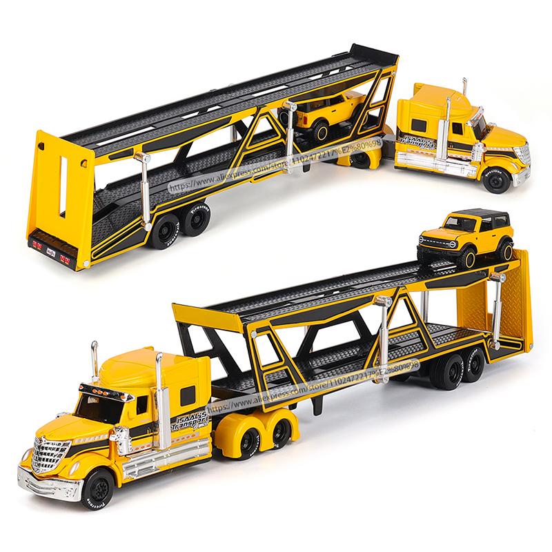 Maisto 1:64 NOVO MACK Anthem/International Transporte Fundição Fabricação Trailer Modelo Modelo de Simulação Coleção de Carros de Liga