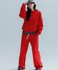 ANNEHEARTS Wide String 2Ways Sweatpants_Red