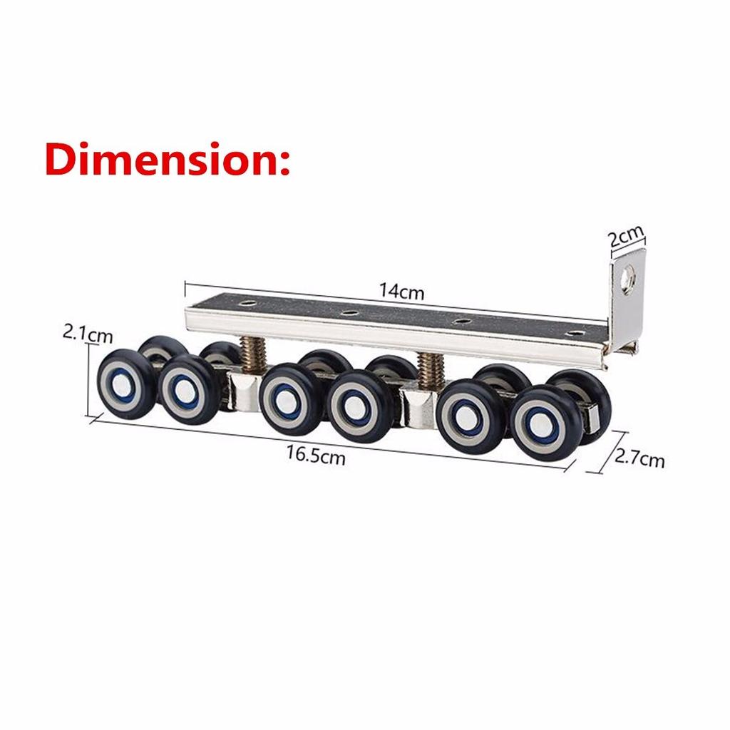Furniture Component 1 Pair/Set Cold Rolled Steel Sliding Wooden Door Closet Hardware Kit 8 Wheels Hangers Roller Cold Rolled Steel Hardware Parts Furniture Component 1 Pair/Set Cold Rolled Steel Sliding Wooden Door Closet Hardware Kit 8 Wheels Hangers Roller Cold Rolled Steel Hardware Parts