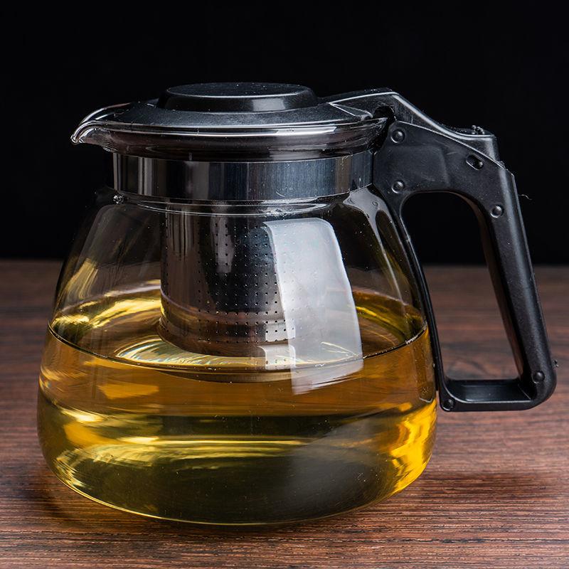 1000/2000ML Heat Resistant Glass Teapot Heated Container Tea Pot Good Clear Large Capacity Kettle with Filter Baskets