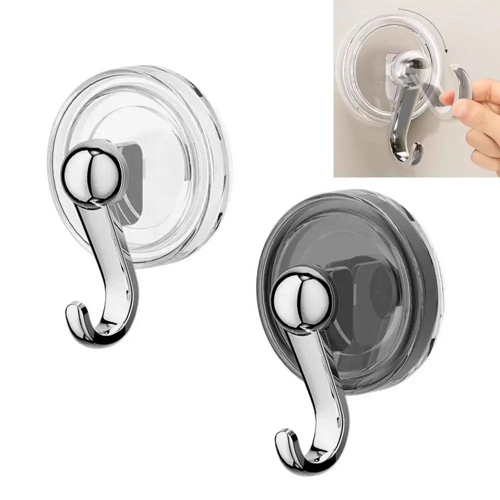 New Bathroom Kitchen Suction Cup Hooks Traceless Adhesive Hang Towels/Clothes Shower Hooks Reusable Clothes Hook