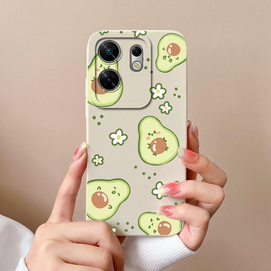 Für Infinix Zero 30 4G 5G Hüllen Lustiges Süßes Mädchen Katze Flüssigsilikon Weiche Handyhülle Für InfinixZero30 4G 5G Ultradünne Fundas