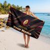 Queensland Maroons Customized Name Text Beach Towel, Soft Absorbent Towel Beach Pool Travel Personal Gift
