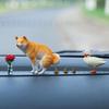 Creative Shiba Inu Car & Desk Ornaments - Cute Animal Models for Center Console Decoration