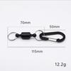 Fishing Magnetic Hanging Buckle Prevent Loss Keychain Hanging Carabiner Anti-falling Outdoor Mountaineering Anti-Drop Rope
