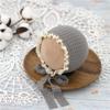 Neugeborenen Fotografie Bekleidung Baby Fotografie Nette Modellierung Hut Baby Waffel Spitze Lanyard Einzelnen Hut