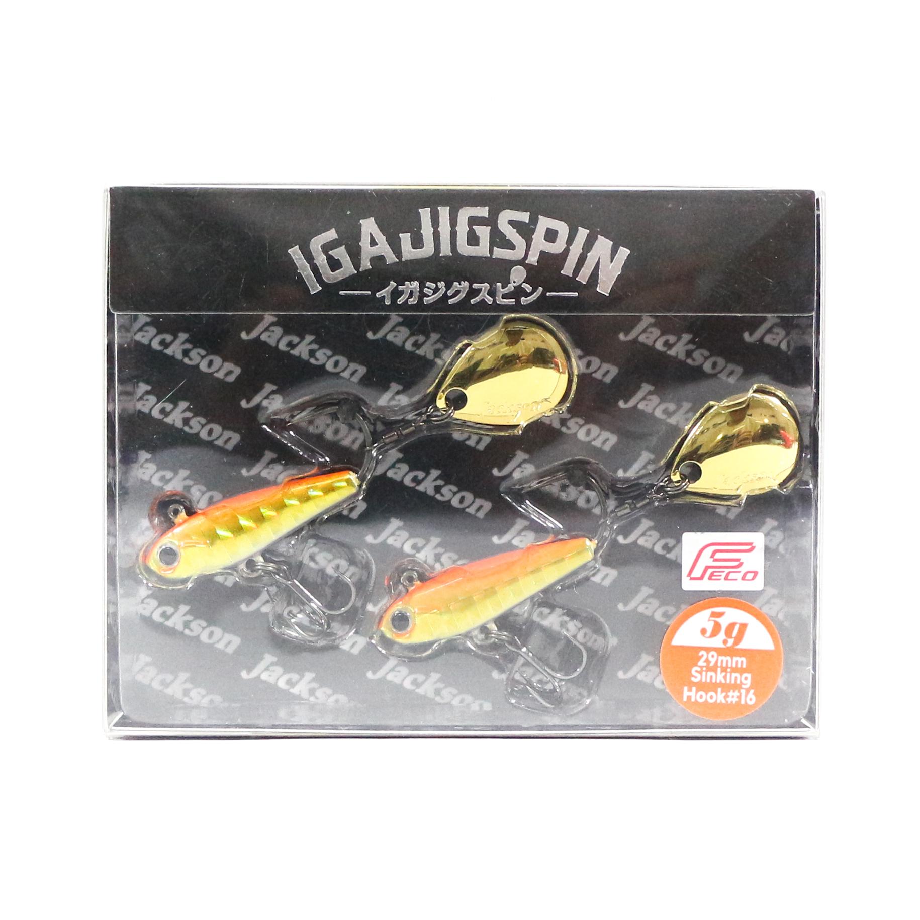 

Тонущая приманка Jackson Iga Jig Spin 5 грамм 29 мм OGO (1575 г.)