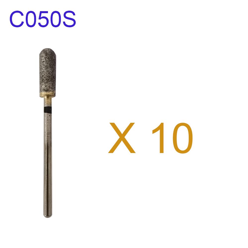 10 Pcs/Box Dental Hp Sintered Diamond Burs Kit Universal Dental Dentistry Burs Cutting Drills Dentist Lab Material Steel Prepare