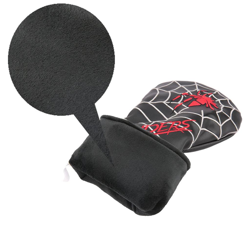 Golfhuvuddrivare trä FW utility UT konverteringstag svart skydd, skydd, skydd, skydd, ingår, spindlar, singel-/3-delat set, (för förare/DR, svart)