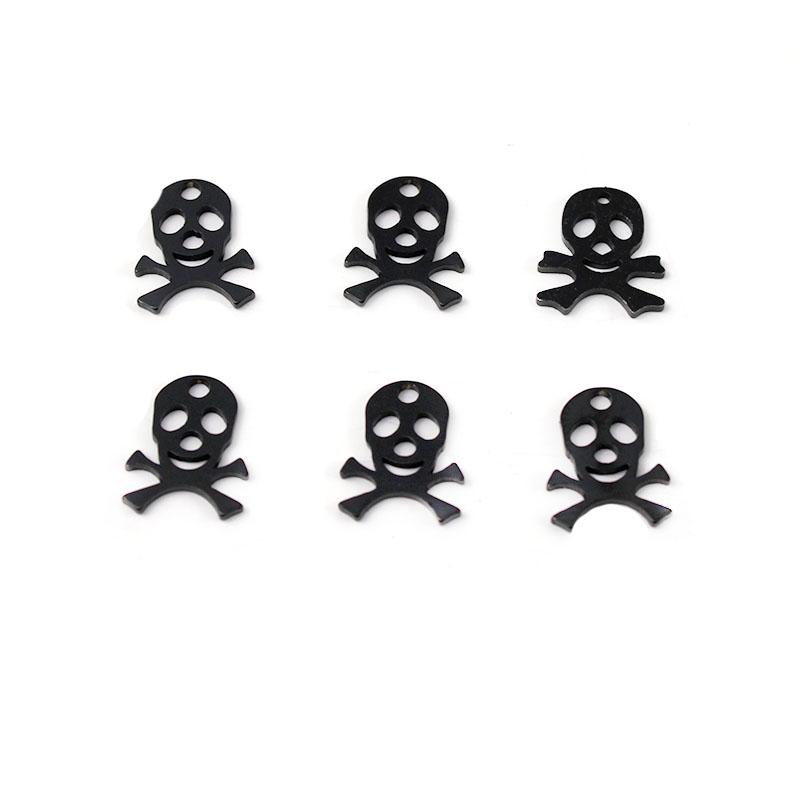20 Stück Edelstahl Kreuz/Fischgräten/Klinge Charms Anhänger DIY Halskette Ohrringe Armbänder Anhänger Schmuckherstellung Zubehör