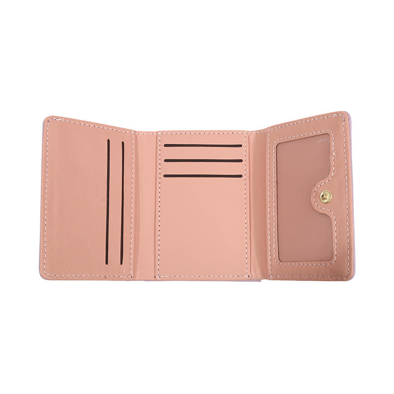 Fashionable Compact Short Wallet Women Cute Mini Folding Wallet Multiple Card Slots Credit Card Holder