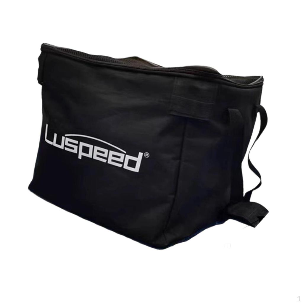 Tennis Ball Bag Accessories Carrying Tote Sturdy Oxford Cloth Large Capacity for Teaching Pickleball