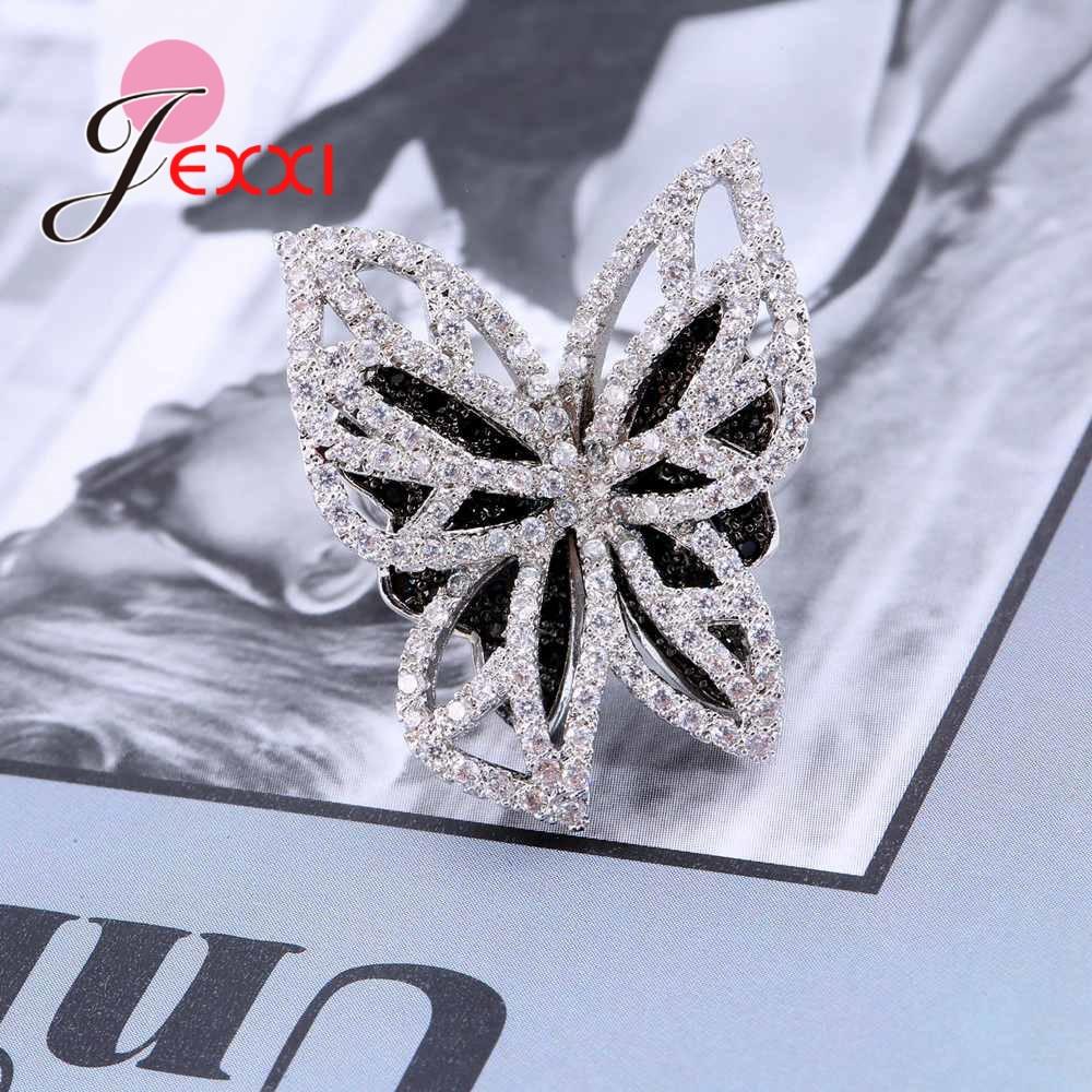 

Round Green Stone Wedding Ring Party Fashion Rings for Women Finger Ring Silver Color Band Jewelry Anillos Mujer Ring 6