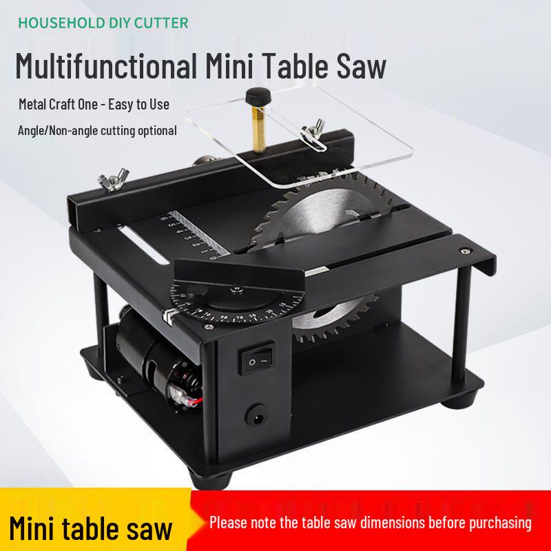 Compact Multi-Functional Table Saw for DIY Woodworking & Jade Cutting