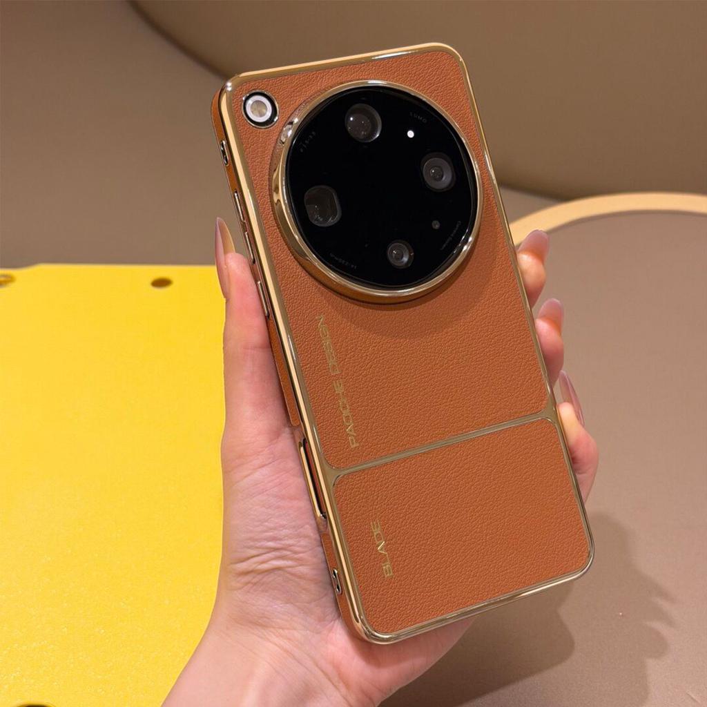 For OPPO Find X9 Ultra Case Magnetic For MagSafe Luxury Leather Electroplating PC Border Phone Cover Shockproof Bumper