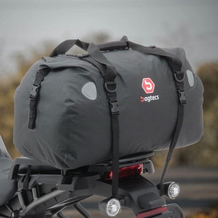 Motorrad-Satteltasche - Bagtecs XF60 Dry Bag - Wasserdicht - Volumen 60L - Universelle Befestigung