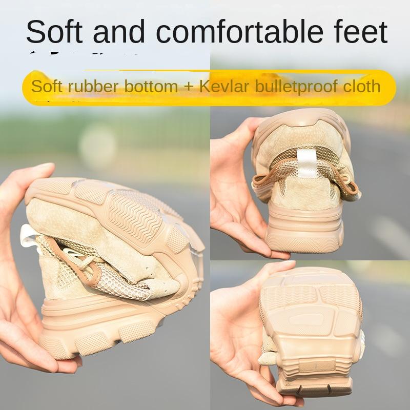 Labor Insurance Shoes Men's Anti-smashing and Anti-piercing Protective Safety Old Insurance Work Shoes
