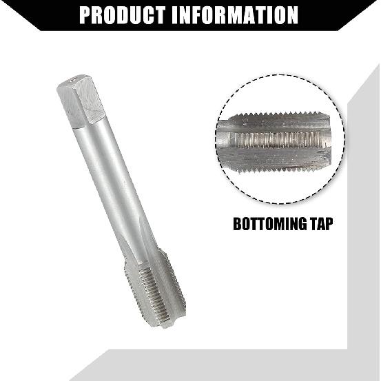 Outer/Universal Spark Plug Thread Repair Tools with M14x1.25 Inner Inserts and M16x1.25 Tap/High Speed Steel Tap Spark Plug/Durable/Metal / 1