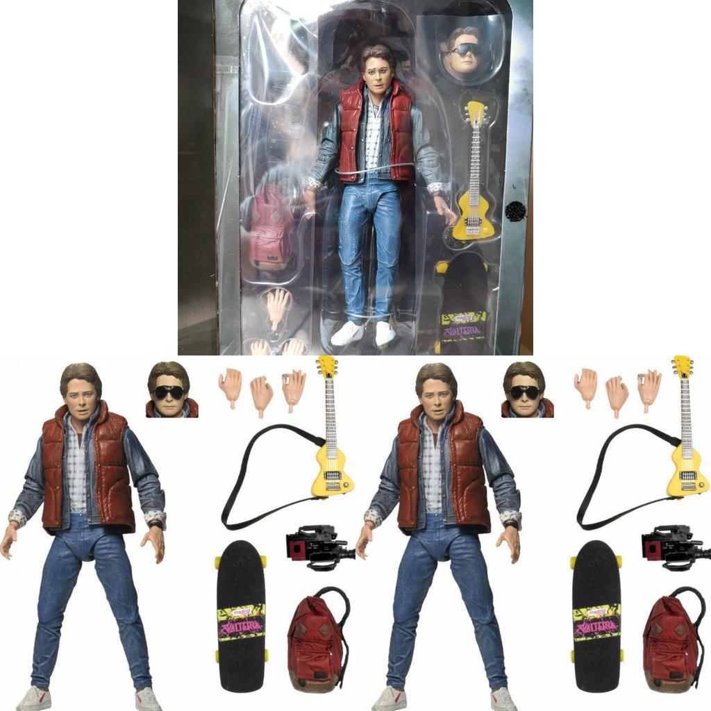 Back To The Future Marty 7in Pvc Action Figure Collectible Model For Fans