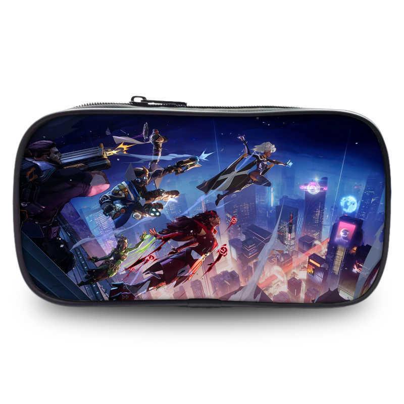 Marvel Rivals Pencil Case Large Capacity Student Stationery Organizer For Kids