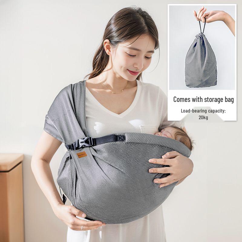 Fascia Porta Bebè Neonato - Supporto Avvolgente Porta Bebè Fronte Mamma