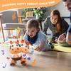 Interactive Youngsters Electronic Music Toy with LED Lights Cow Design,Educational Learning Toy for Toddlers,For Birthday,Batteries Not Included)