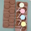 6 Even Doughnut Silicone Mold Lollipop Chocolate Cheese Stick Making Tools Diy Children'S Candy Baking Mold Kitchen Bakeware