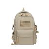 New backpack, junior high school, high school student schoolbag, large capacity backpack, lightweight retro trendy commuter backpack