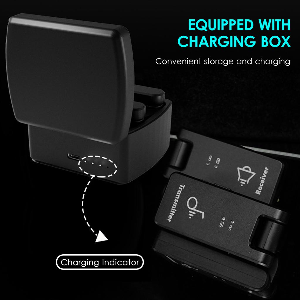 M-VAVE WP-8 Wireless Transmission System Electric Guitar Receiver & Transmitter Built-in Battery