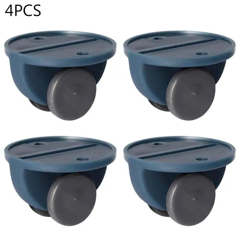 4 Pcs/set Adhesive Swivel Casters Universal Furniture Wheel Castor Roller for Storage
