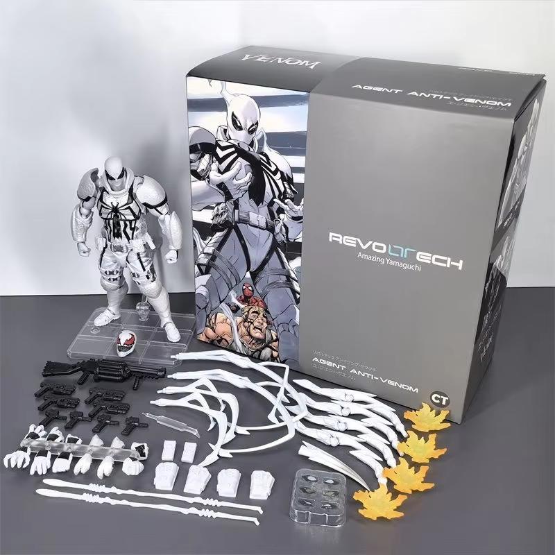 Toys Ct Agent Venom Action Figure Revoltech Amazing Yamaguchi Movable Collectible Figurine Ko Model Decor Toys Kids Gift