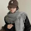 Autumn and Winter New Fashionable Versatile Wool Shawl High-end Knitted Scarf Women's Winter Warm Scarf Triangle Scarf